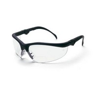 Crews Safety Products K3H10 Crews Klondike Magnifier 1.0 Diopter Safety Glasses With Black Frame And Clear Polycarbonate Duramas